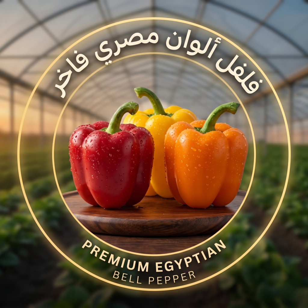 فلفل الوان bell peppers