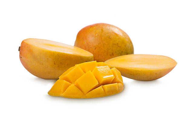 ripe mangoes.